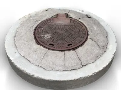 Sewer Lid A3 3D model