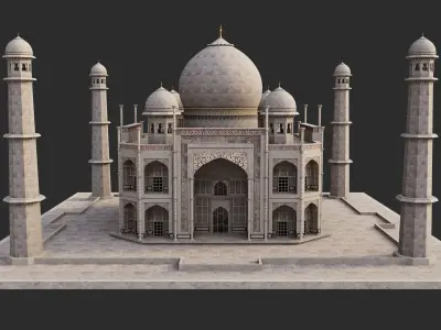 Taj Mahal 3D model