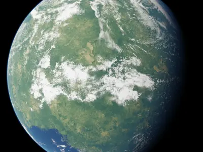 Planet Shah Tula 12K 3D model