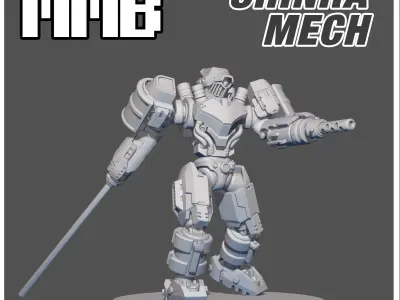 MMB Addon Shinra mech 3D print model