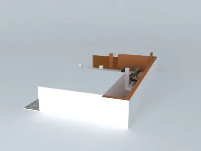 Outside cooking area Free 3D model