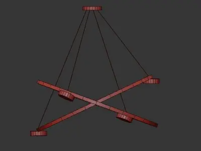 Chance circle hanging 3D model