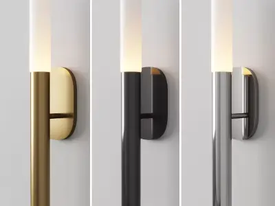 Rousseau small bath sconce by Kelly Wearstler 3D model