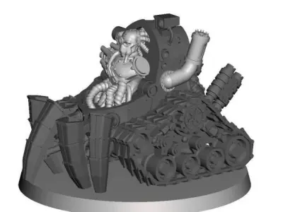 Dark Techno Enslaved Heavy Gunners 3D print model