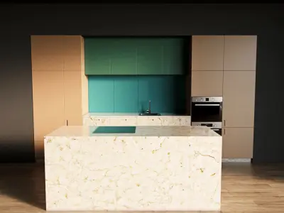 69-Kitchen9 matte 6 3D model