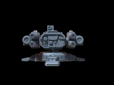 Sentry gun 3D print model