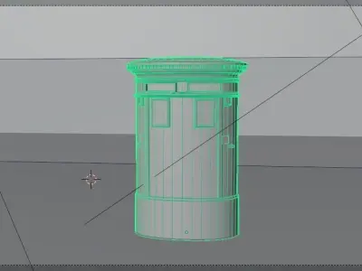 Hong Kong Culture series - Hong Kong Post Office Letterbox  Low-poly 3D model