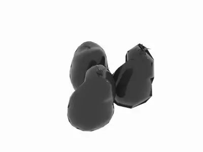 Tri Trash Bag Low-poly 3D model