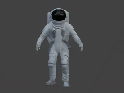 Astronaut Raw Sculpt 3D model