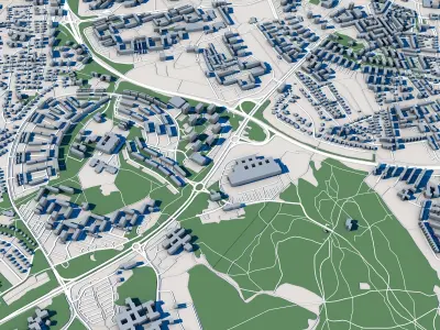 Norrkoping City Sweden 3D model