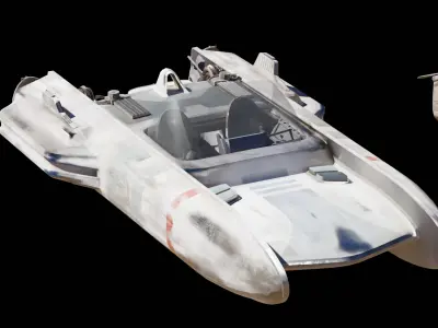 Star Wars Various Vehicles PACK Low-poly 3D model