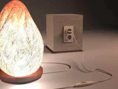Himalayan Salt Lamp 3D model