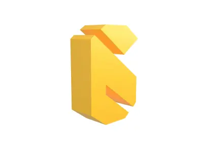 Sci-Fi Number 6 v1 006 Low-poly 3D model