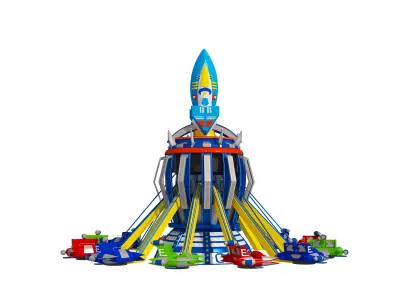 Rocket Carousel  3D model