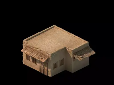 dirt House 3D model buy