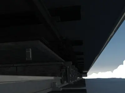 Train travel  3D model