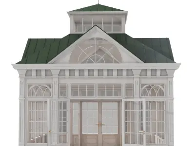 winter garden 3D model get