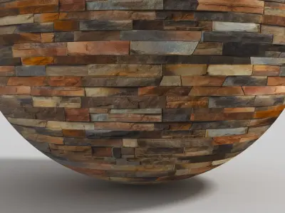 Stone Brick Wall Material and Texture Texture