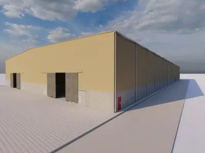 Warehouse-Warehouse Building 3D model