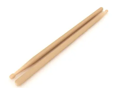 Drum Sticks 3D model