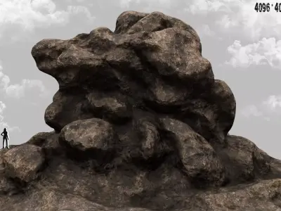 Rock Mount 3D model purchase