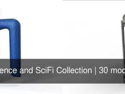 Science and Scifi 3D Model Collection 3D Model Pack