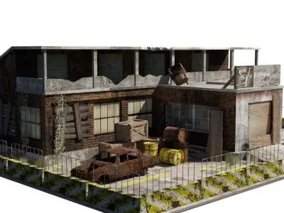 Wine Shop 3D model