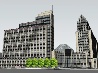 vacation spot-Resort-Fashion Leisure Hotel-0206 3D model