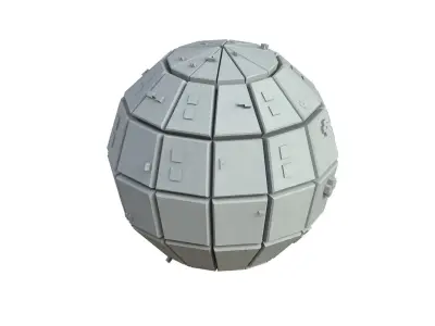 Sci Fi Object No 3467 Low Poly Low-poly 3D model