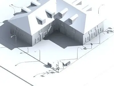 Low Poly Block 24 Low-poly 3D model