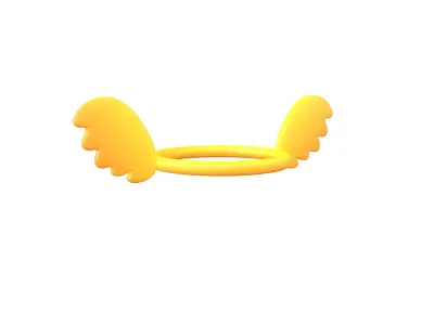 Angel Halo v3 007 Low-poly 3D model