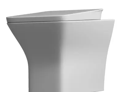 Floor Mount EWC toilet 3D model Modeled in 3ds max 3D model