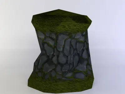 Earth platform Low-poly 3D model order