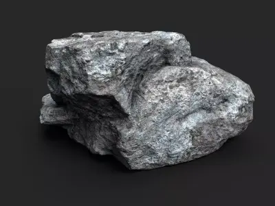 Rock 16-8 Low-poly 3D model