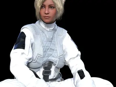 Starfield Stellar Nebula 3D model