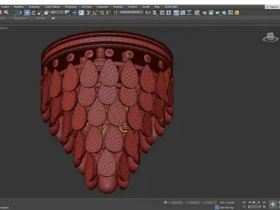CLASSIQUE TIERED CHANDELIER Low-poly 3D model