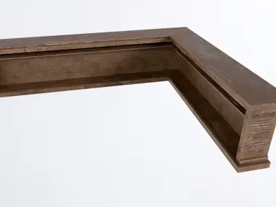 Drinking Pub Bar Low-poly 3D model