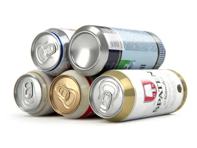 Beer in aluminum cans Vol 1 3D model