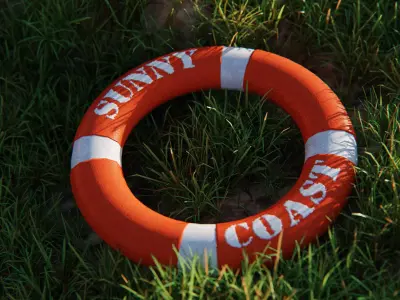 Old Lighthouse 3d Scene Low-poly 3D model