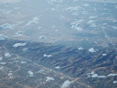 Los Angeles United States City Landscape 3D Model 3D model