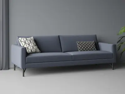 Friend Sofa 225 3D model