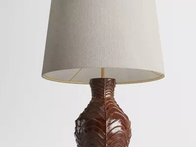 Sinclair Table Lamp Swags Yellow Manganese by Paolo Moschino 3D model