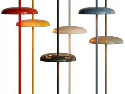 NEXIA Porte Floor Lamp in 6 colors 3D model