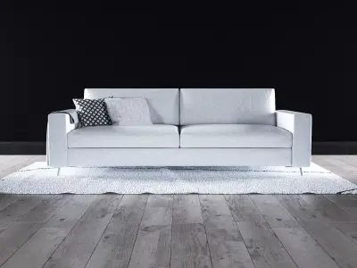 Sofa set - Interior Furniture 04 3D model