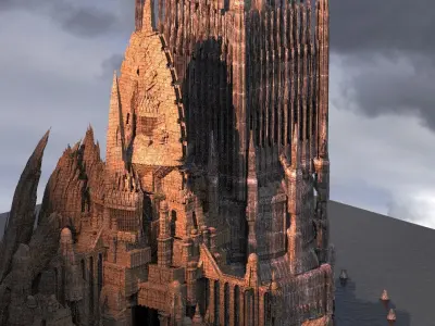 Conan Kings Barbarian Tower 2 3D model