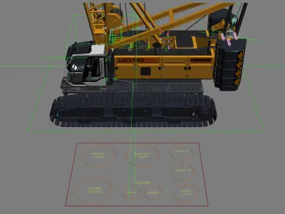  LIEBHERR LR1160 Rigged Crawler Crane 