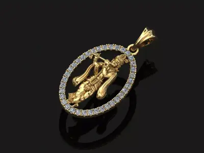 Pendant 002 3D print model