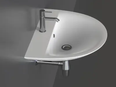 Basin Sink 44 3D model