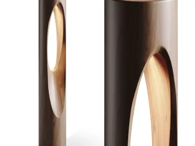 Scoop LED Bollard 3D model