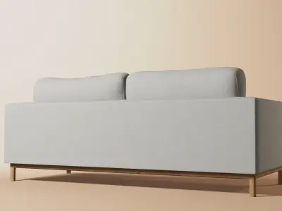 Guide 82inch minimalistic Sofa BlueDot 3D model